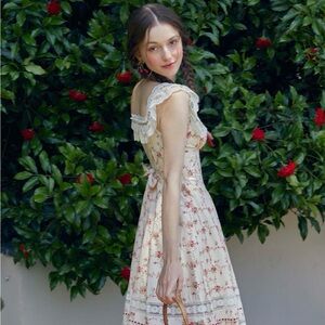 Lacemade Red garnet dress Small